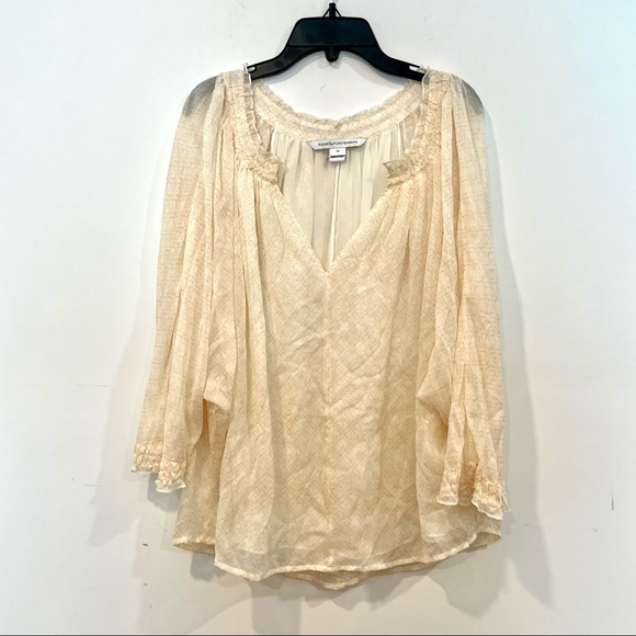 DVF Silk Blouse Top - Picture 2 of 8